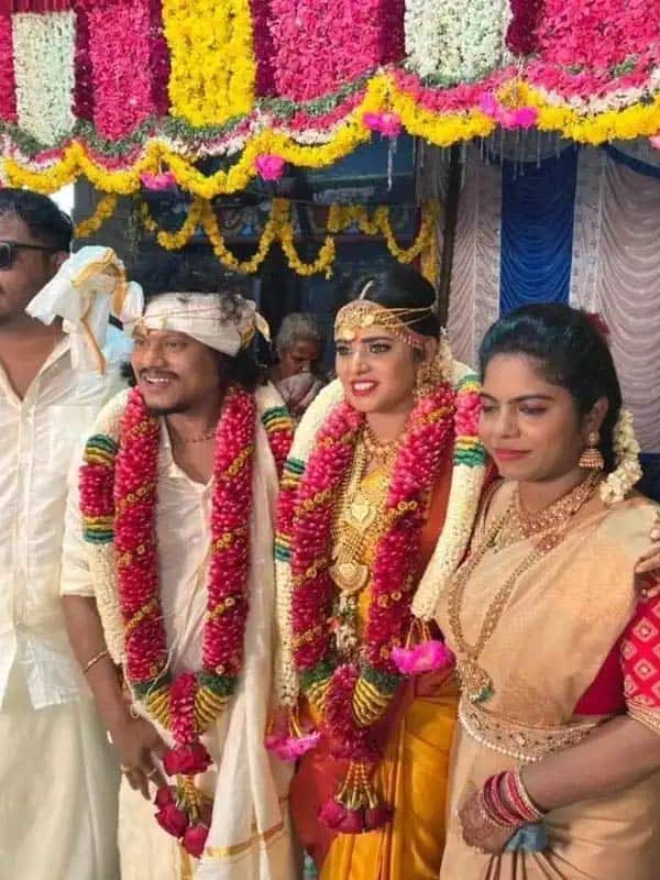 காதலி பென்சியாவை மணந்தார் புகழ்