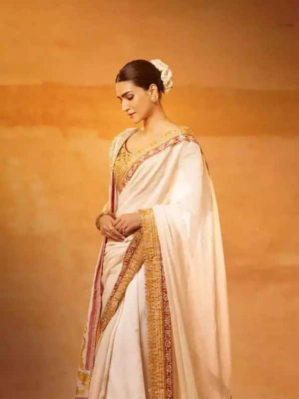 ஆதிபுருஷ் ஹீரோயின் கிருதி சனோனின் நவீன சீதாதேவி லுக்ஸ்.