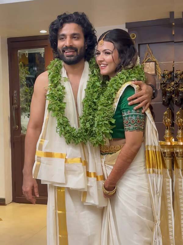 குருவாயூரில் நடந்த டாடா நாயகி அபர்ணா தாஸ் திருமணம்