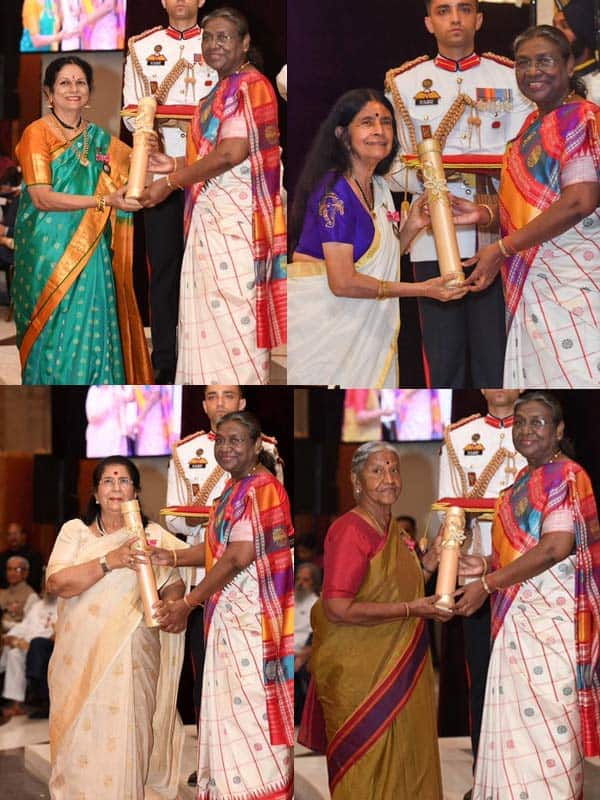 விஜயகாந்த், சிரஞ்சீவி, வைஜெயந்திக்கு பத்ம விருது வழங்கினார் ஜனாதிபதி முர்மு