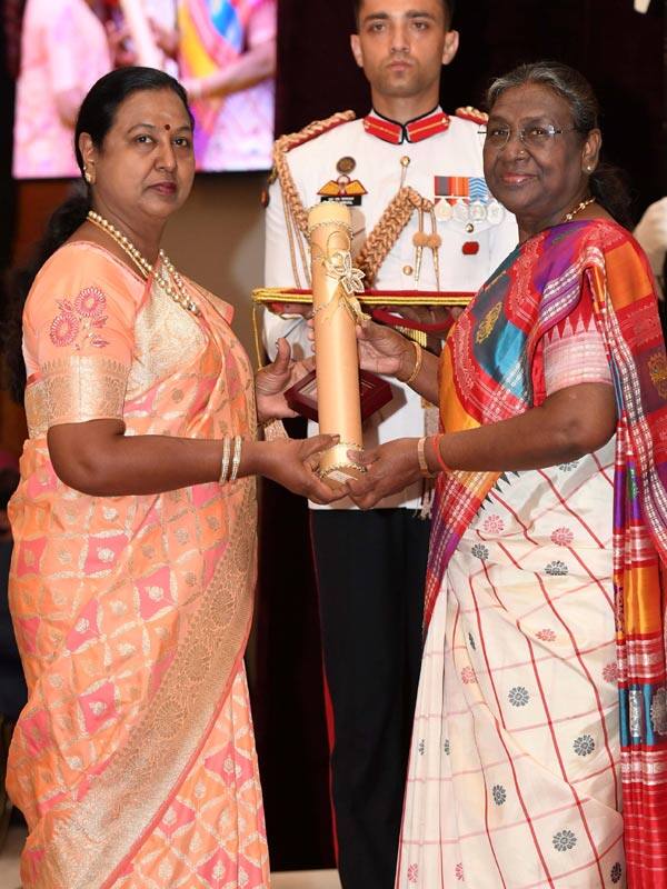 விஜயகாந்த், சிரஞ்சீவி, வைஜெயந்திக்கு பத்ம விருது வழங்கினார் ஜனாதிபதி முர்மு