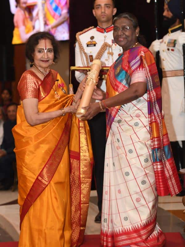 விஜயகாந்த், சிரஞ்சீவி, வைஜெயந்திக்கு பத்ம விருது வழங்கினார் ஜனாதிபதி முர்மு