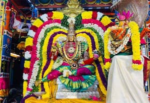  திருவண்ணாமலை அருணாசலேஸ்வரர் கோவிலில் நவராத்திரி விழாவின் எட்டாம் நாளான ...