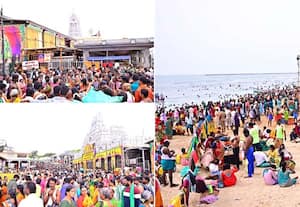 சூரசம்ஹாரத்தை முன்னிட்டு, திருச்செந்தூர் சுப்பிரமணிய சுவாமி கோவில் ...