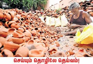 கார்த்திகை நெருங்குவதையொட்டி, கோவை கவுண்டம்பாளையத்தில் உள்ள கைவினைப் ...