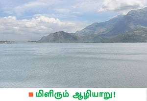 மேற்கு தொடர்ச்சி மலையின் அடிவாரத்தில் கண்ணுக்கெட்டிய தொலைவுக்கு நீர் ...