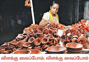 கார்த்திகை தீப திருவிழா நெருங்குவதையொட்டி, விற்பனைக்கு வந்துள்ள அகல் ...