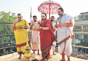 புதுடில்லி வசந்த விஹாரில் சிருங்கேரி ஸ்ரீ சாரதா பீடத்தின் ஸ்ரீ சங்கர ...