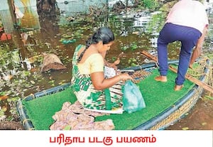 டிட்வா புயலால் பெய்த மழைநீர் வெளியேறாமல் வீடுகளை சுற்றி ...