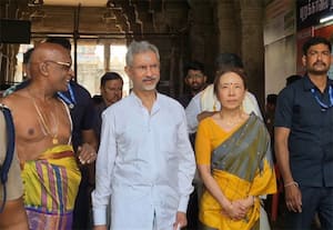 வெளியுறவுத் துறை அமைச்சர் ஜெய்சங்கர், திருச்சியில் திருவானைக்காவல் ...