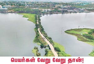 இரு குளங்களை இணைத்தாலும், பெயர்கள் என்னவோ வேறு வேறு தான். இடம்: ...