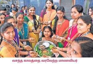 வசந்த காலத்தின் துவக்கத்தை யுகாதி புத்தாண்டாக ஆந்திரா, தெலுங்கானா, ...