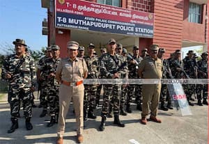 சட்டசபை தேர்தலை முன்னிட்டு ஆவடி சரக  முத்தா புதுப்பேட்டை போலீஸ் ...