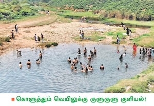 கோடை சீசனில் நிலவும் கடும் வெயிலுக்கு தாக்குப்பிடிக்க முடியாமல், வீடு ...
