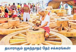 ஒடிஷாவின் புரி ஜகந்நாதர் கோவில் தேரோட்டத்திற்காக ஆண்டுதோறும் புதிய ...