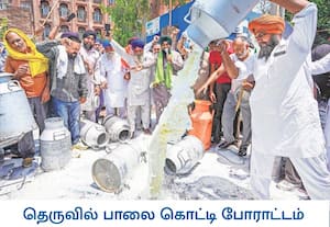 பஞ்சாபில் கலப்பட பால் உற்பத்தி அதிகரித்து வருவதால் கால்நடைகளை வைத்து ...