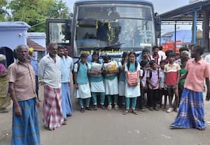  திண்டுக்கல் மாவட்டம் கசவனம்பட்டி அருகே வெல்லம் பட்டியில், அரசு பஸ் சேவை ...