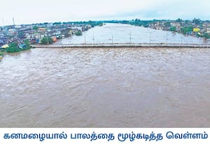 மத்திய பிரதேசத்தின் திண்டோரி மாவட்டத்தில் பெய்த தொடர் கனமழையால் ...