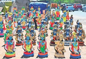 கிருஷ்ண ஜெயந்தியை முன்னிட்டு கோவை- திருச்சி ரோடு குளக்கரை அருகே ...
