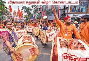 நாடு முழுதும் விநாயகர் சதுர்த்தி விழா இன்று ( செப்.,14) கொண்டாடப்பட்டது. ...