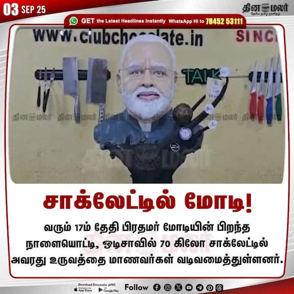 சாக்லேட்டில் மோடி! 