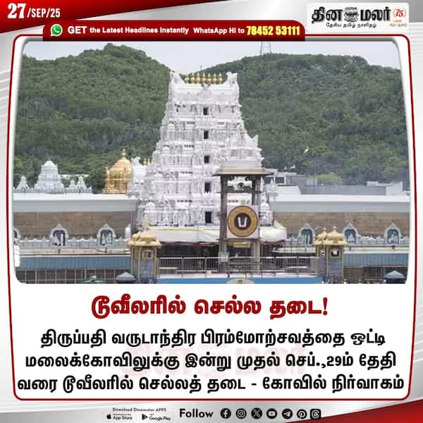 டூவீலரில் செல்ல தடை !