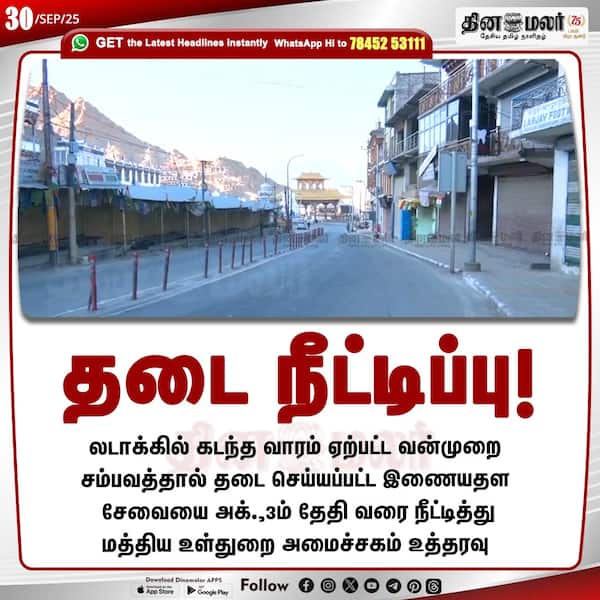 தடை நீட்டிப்பு! 