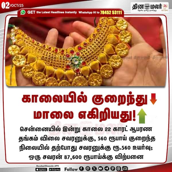 காலையில் குறைந்து மாலை எகிறியது! 