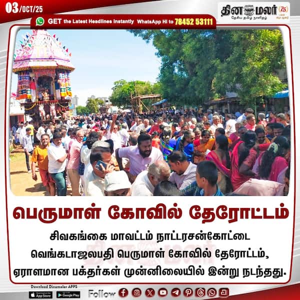 பெருமாள் கோவில் தேரோட்டம் 