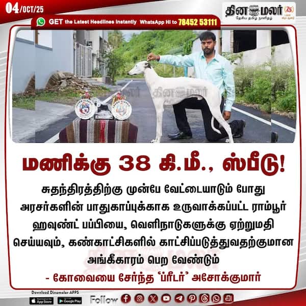 மணிக்கு 38 கி.மீ. ஸ்பீடு!