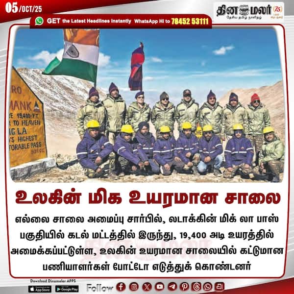 உலகின் மிக உயரமான சாலை 
