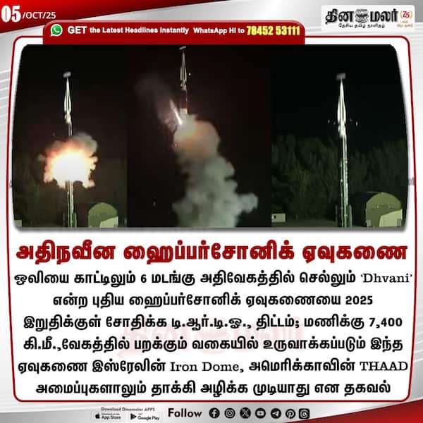 அதிநவீன ஹைப்பர்சோனிக் ஏவுகணை 