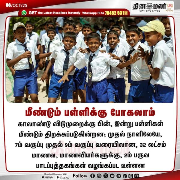 மீண்டும் பள்ளிக்கு போகலாம் 