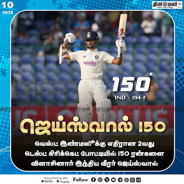 ஜெய்ஸ்வால் 150