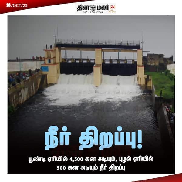 நீர் திறப்பு! 