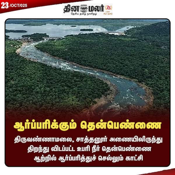 ஆர்ப்பரிக்கும் தென்பெண்ணை 
