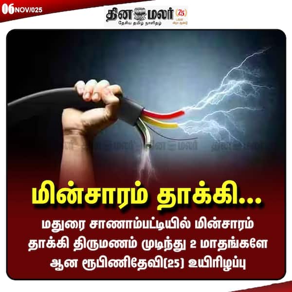 மின்சாரம் தாக்கி... 