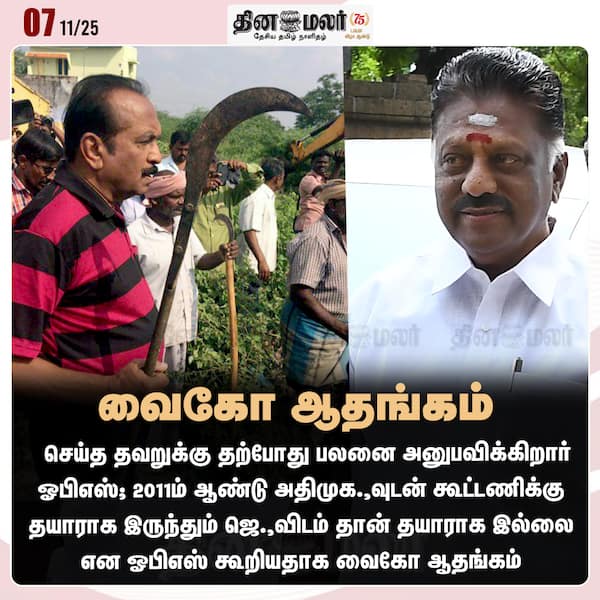 வைகோ ஆதங்கம் 