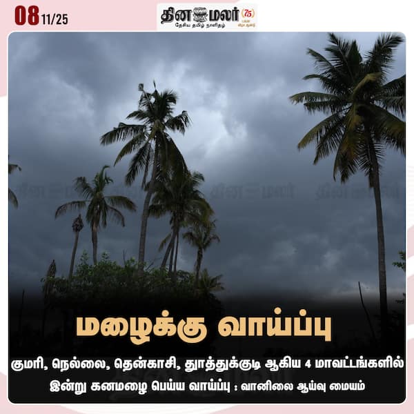 மழைக்கு வாய்ப்பு 