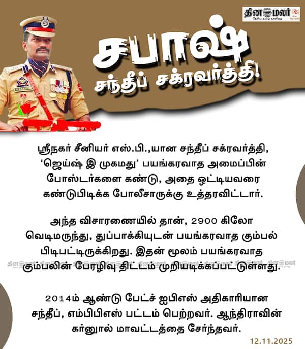 சபாஷ் சந்தீப் சக்ரவர்த்தி! 