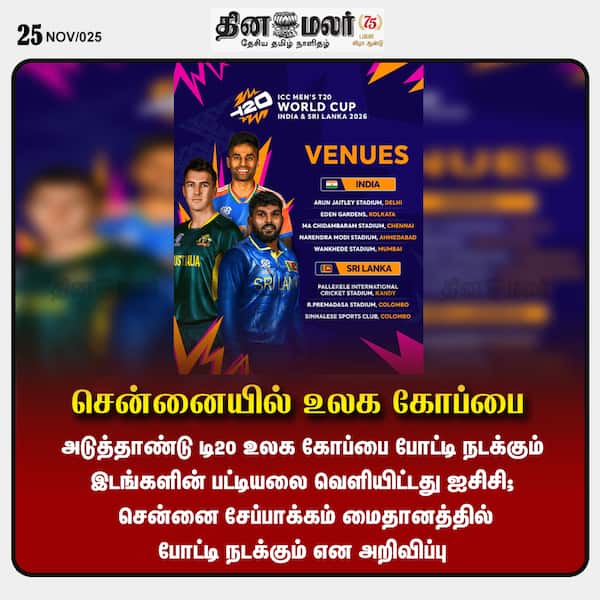 சென்னையில் உலக கோப்பை 