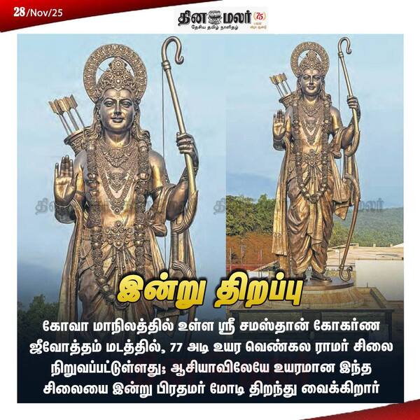 இன்று திறப்பு 