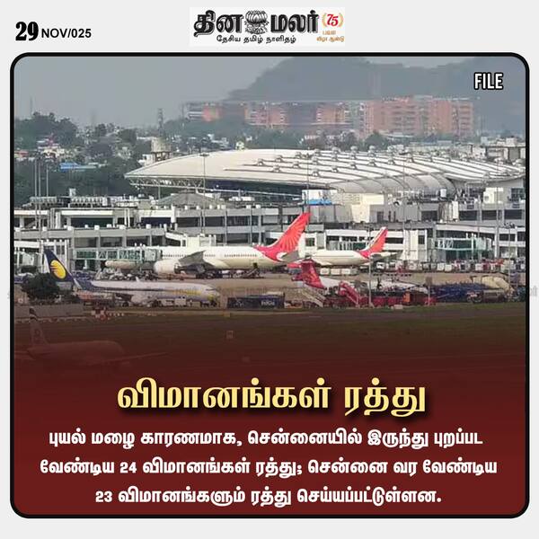விமானங்கள் ரத்து 