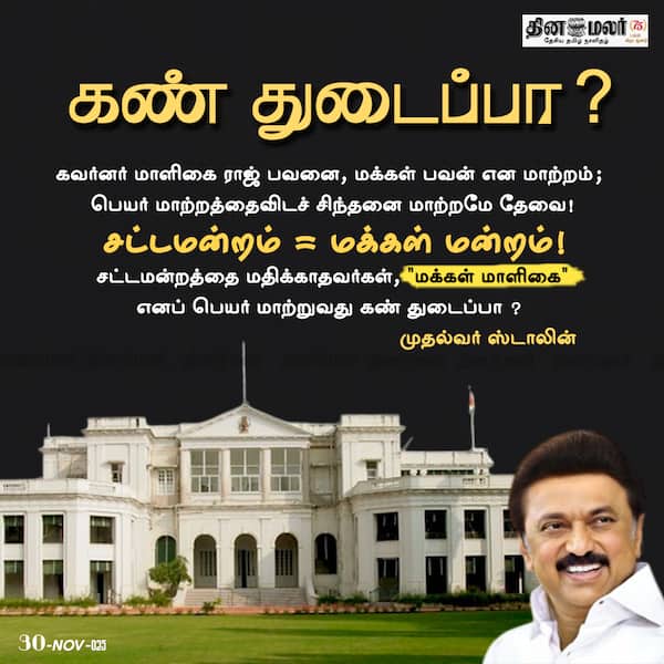 கண் துடைப்பா ? 