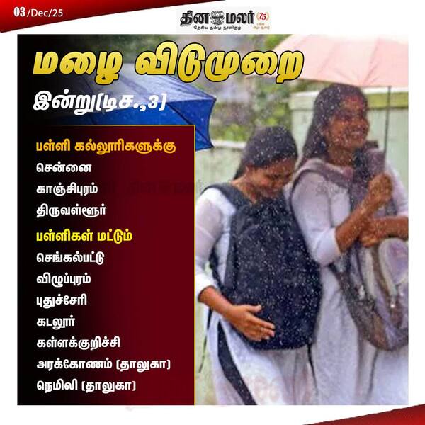 மழை விடுமுறை