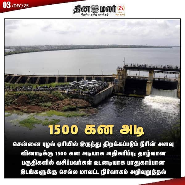 1500 கன அடி 
