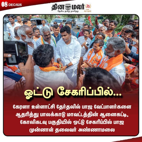 ஓட்டு சேகரிப்பில்...