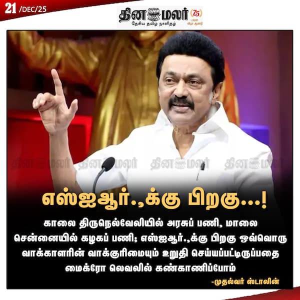 எஸ்ஐஆர்.க்கு பிறகு...!