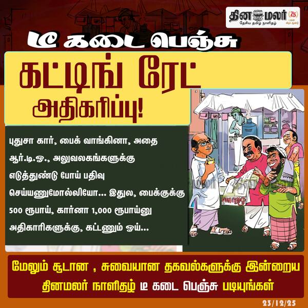 கட்டிங் ரேட் அதிகரிப்பு! 