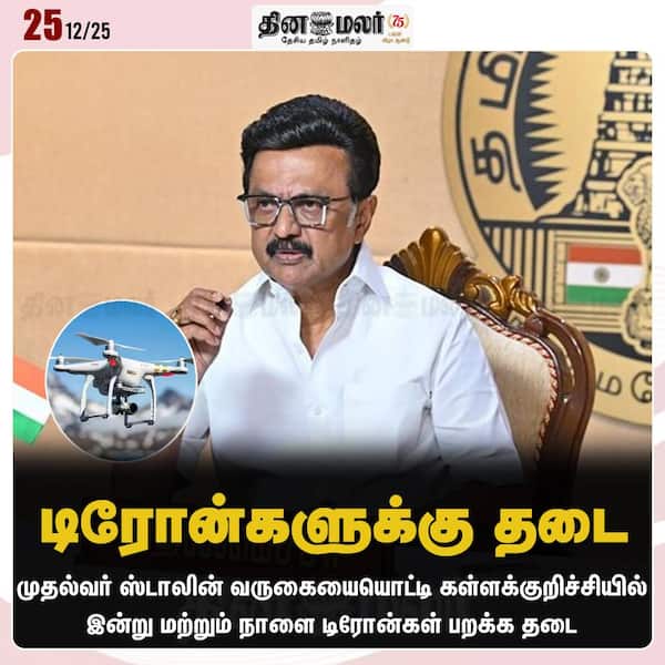 டிரோன்களுக்கு தடை 